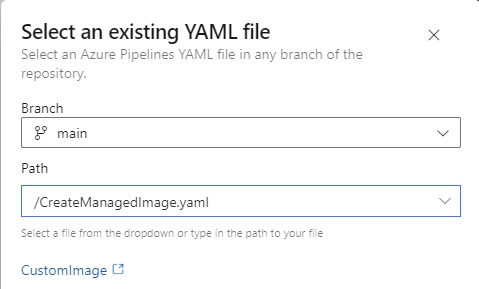 Create Managed Pipeline